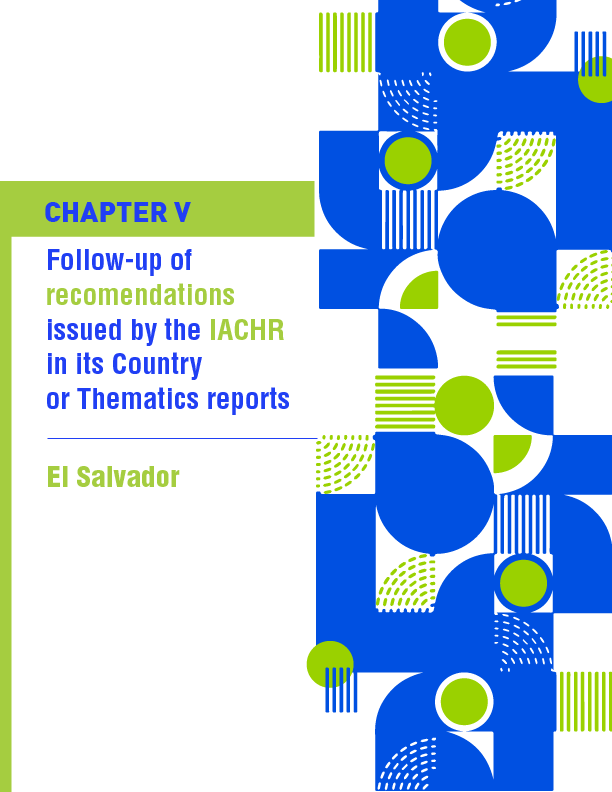 Second follow-up report on compliance with the recommendations of the IACHR on the report on the situation of human rights in El Salvador